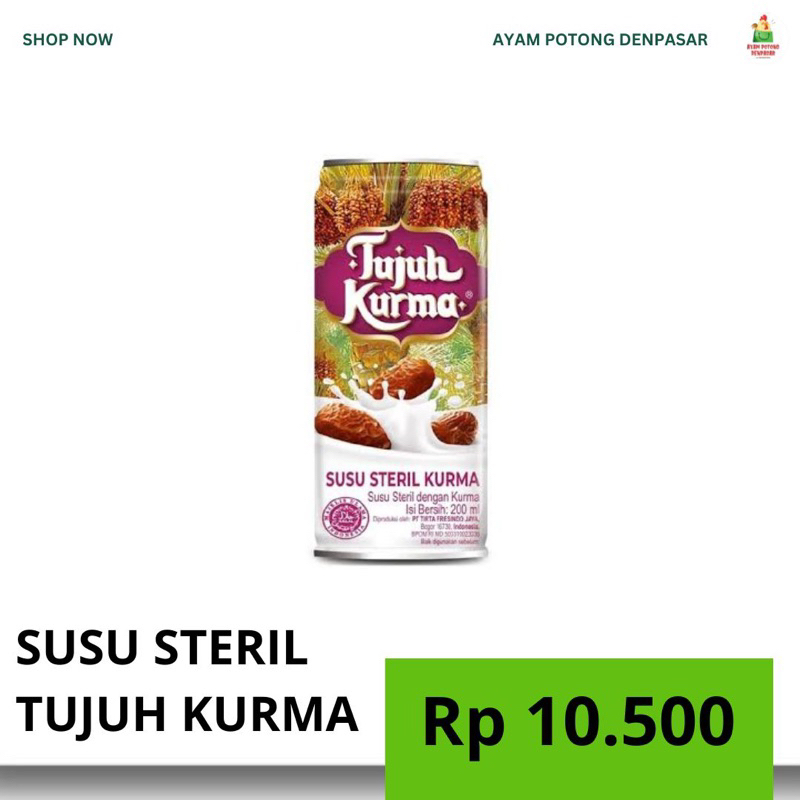 

SUSU STERIL TUJUH KURMA