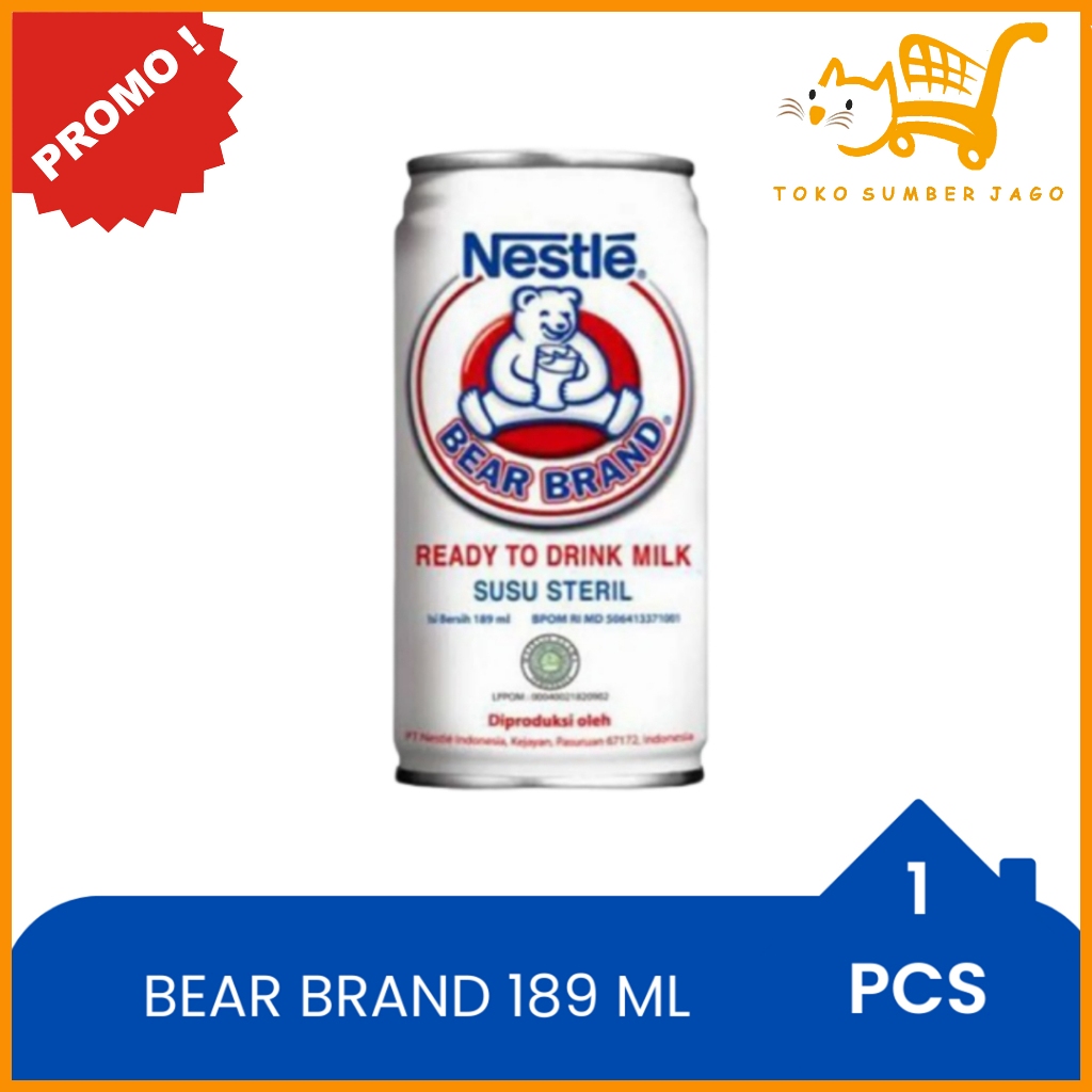 

Bear Brand Susu Beruang Susu Steril 189ml