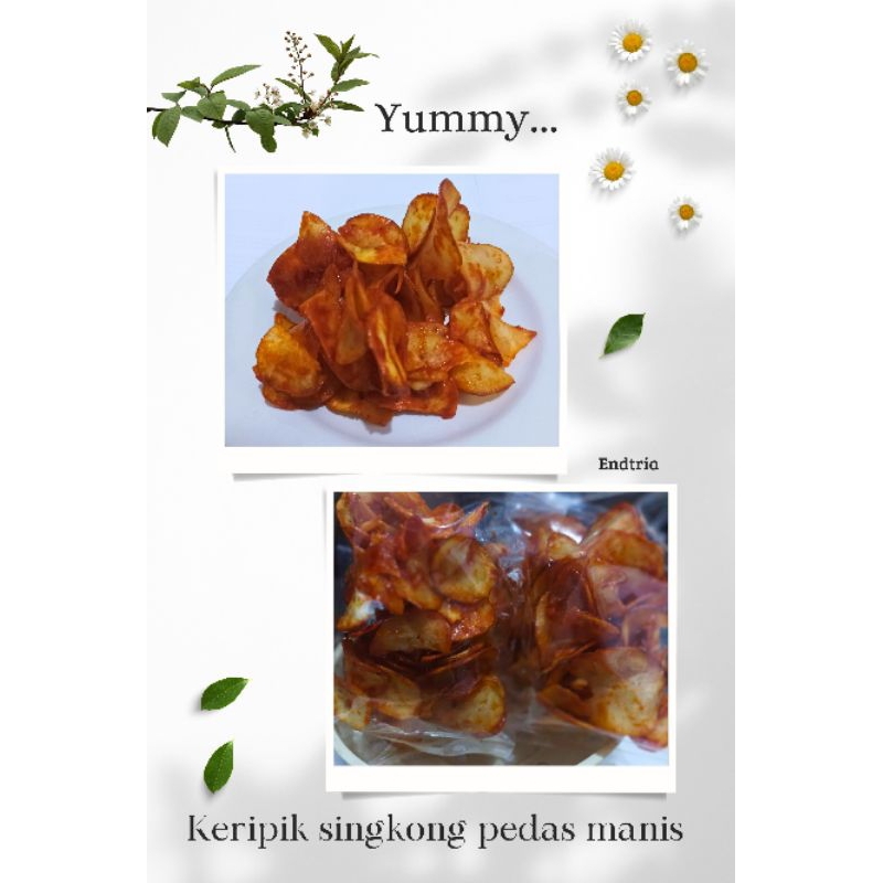 

keripik singkos pedas manis