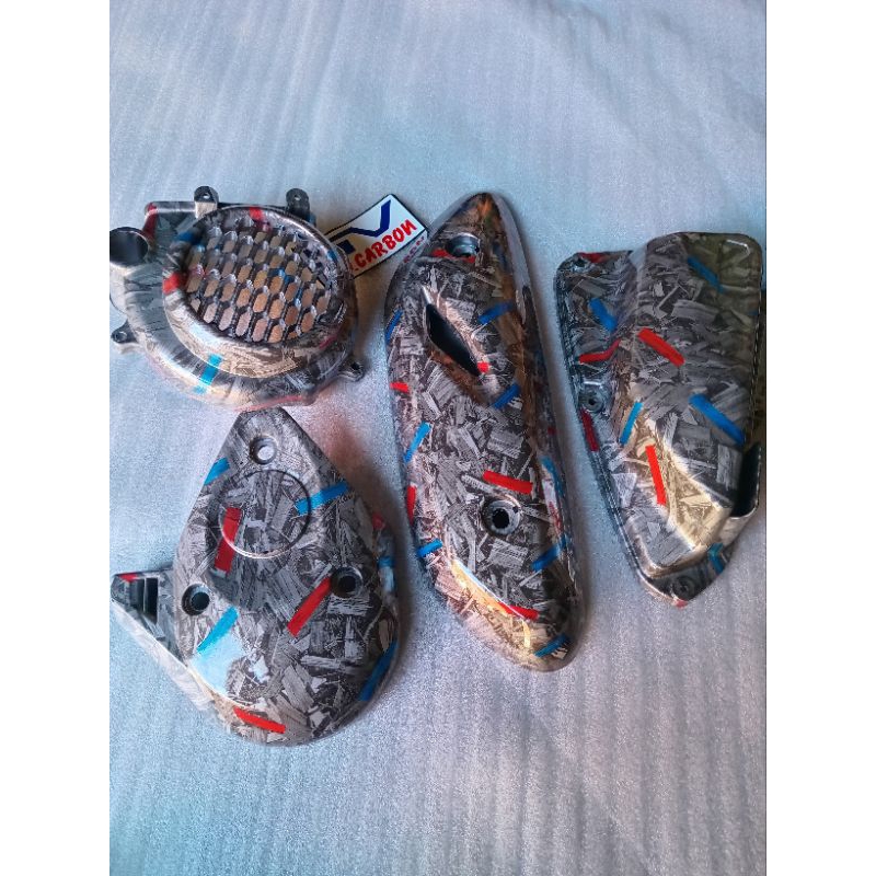 Paket 4 pcs wtp carbon forged scoopy prestige 2021-2024