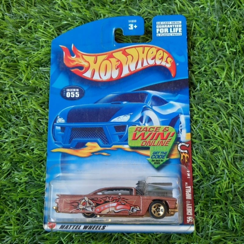 Hot Wheels 59 Chevy Impala Blue Card