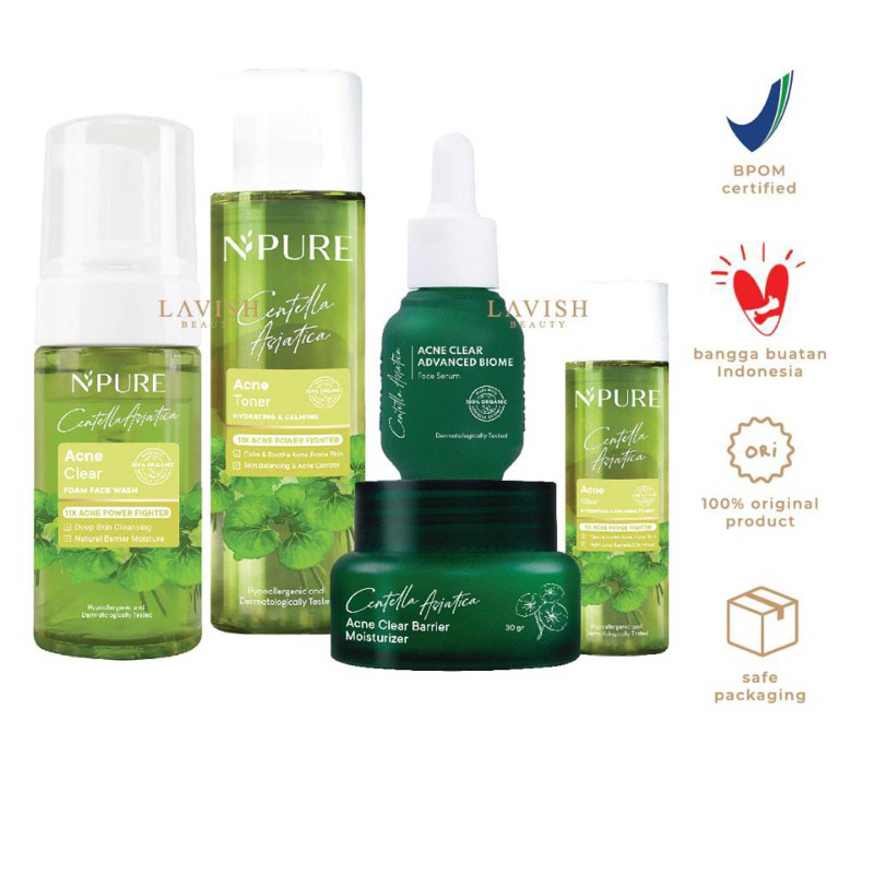 N'PURE Centella Asiatica Series | Cica | Toner | Essence | Face Wash | Clear Pad Npure
