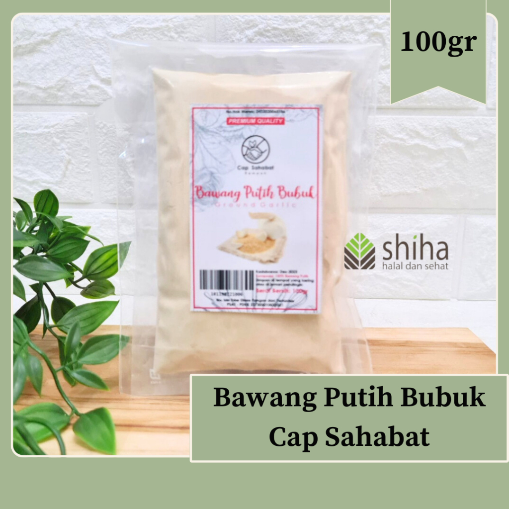 

Bawang Putih Bubuk 100gr Ground Garlic Powder Cap Sahabat