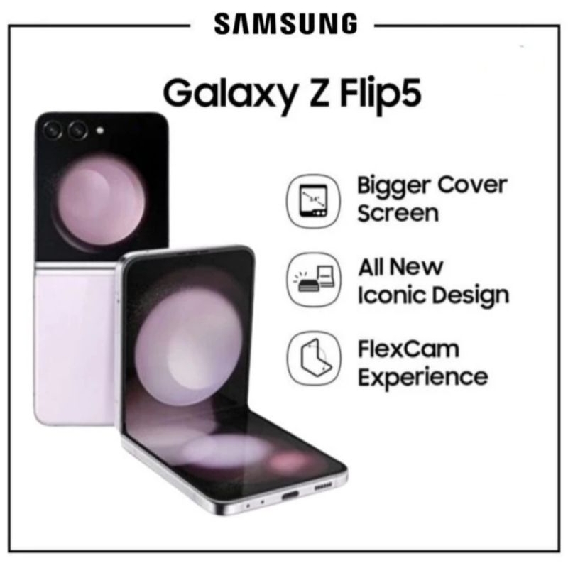 Samsung Galaxy Z Flip 5 5G 8/512GB 8/256GB 8/128GB Flip5 RESMI SEIN - Flip5 512 Promo Acc
