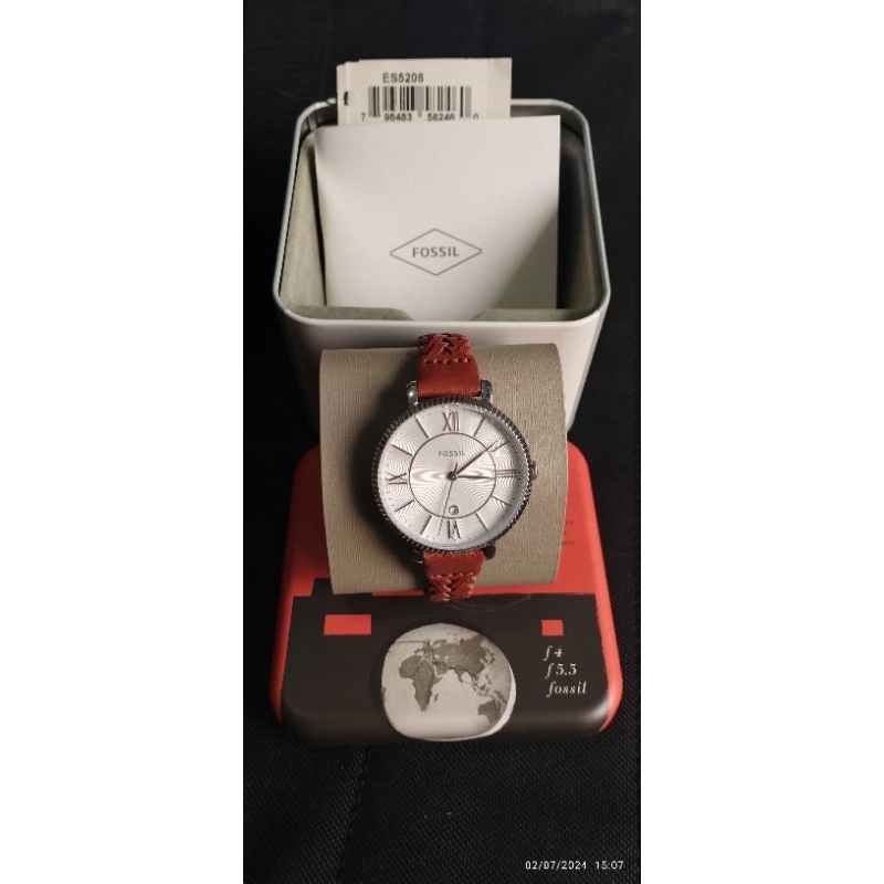 Jam Fossil Jacqueline Vintage ES5208 Original ex Kado blm pernah dipake