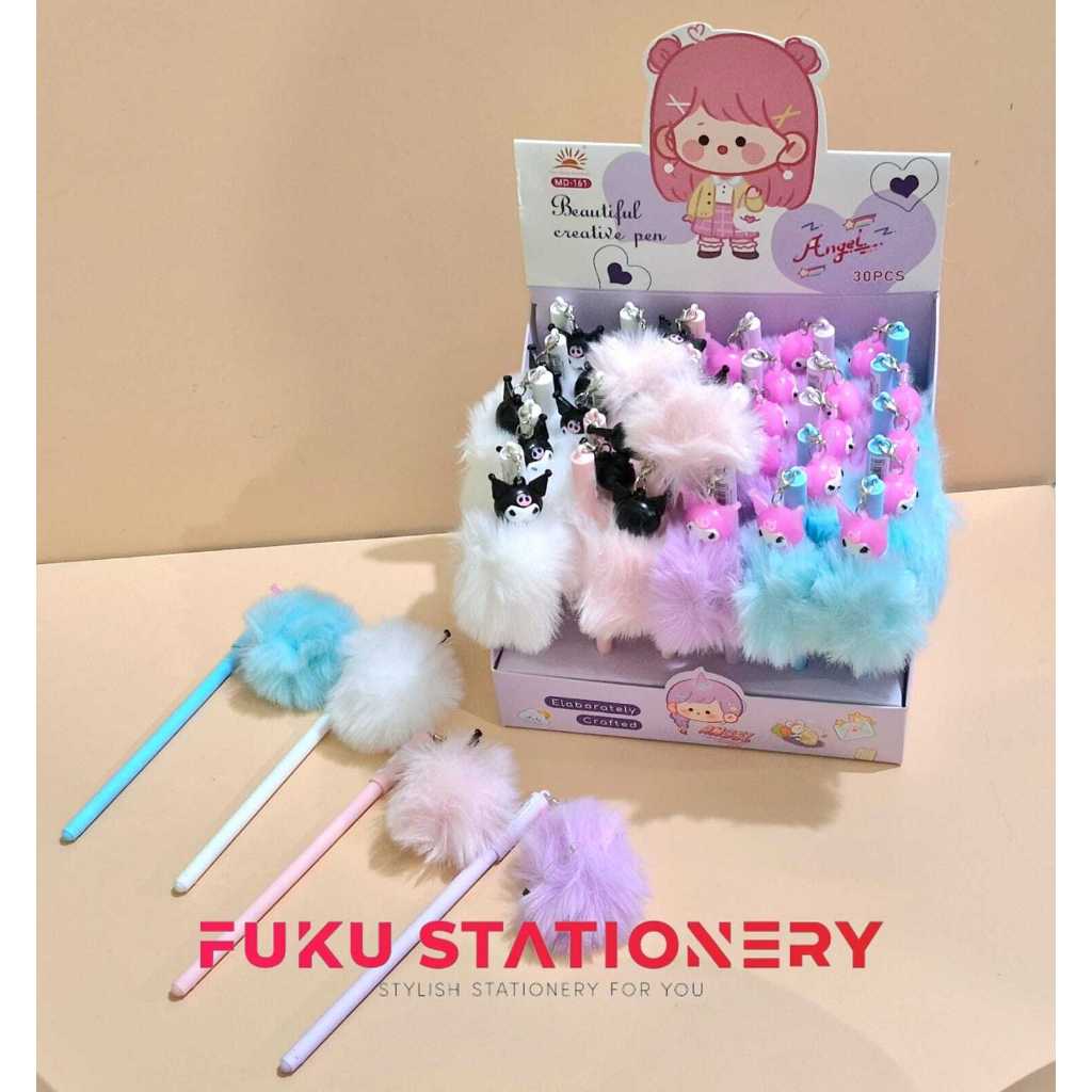 

1 Pcs - Pulpen BULU LUCU - Pulpen FANCY Bulu