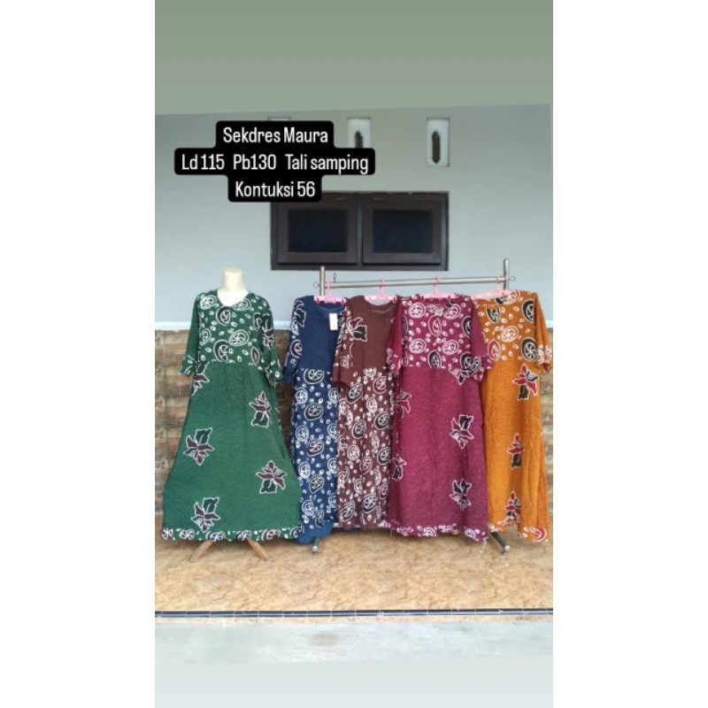Daster sekdres maura batik cap pekalongan