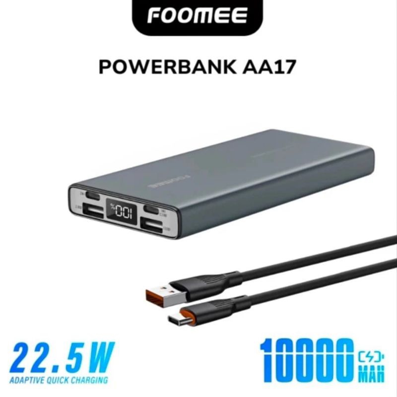 PowerBank FOOMEE AA17 10000 mah FAST charger