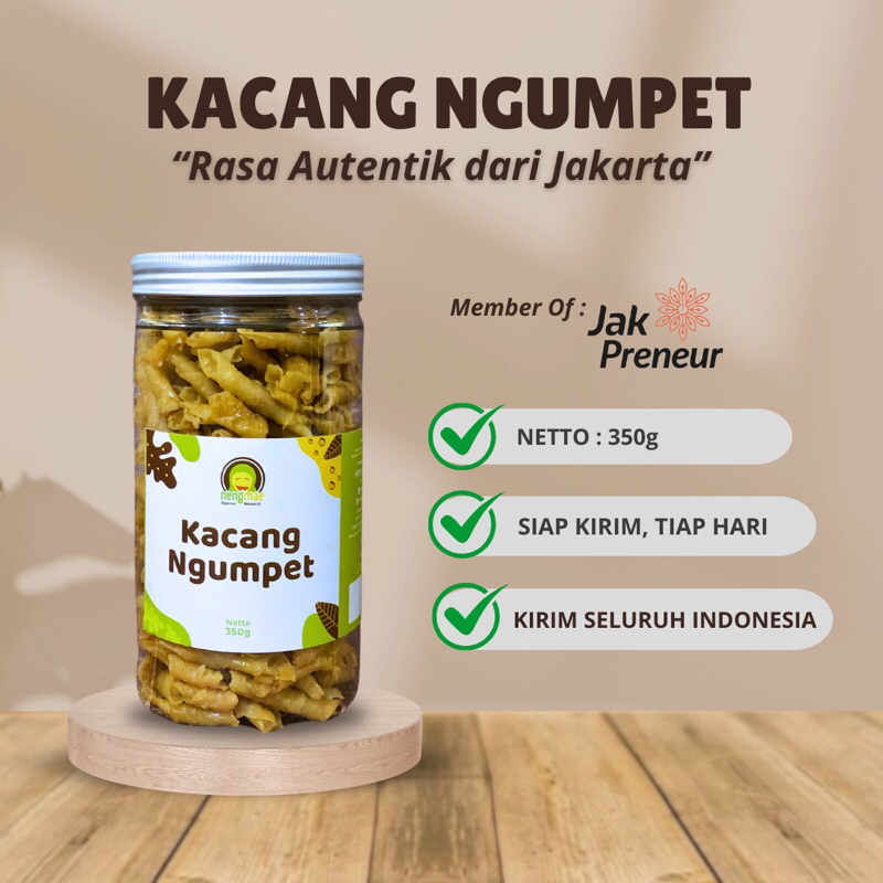

Kacang Ngumpet Toples Besar - Oleh Oleh Khas Jakarta | Neng Mae