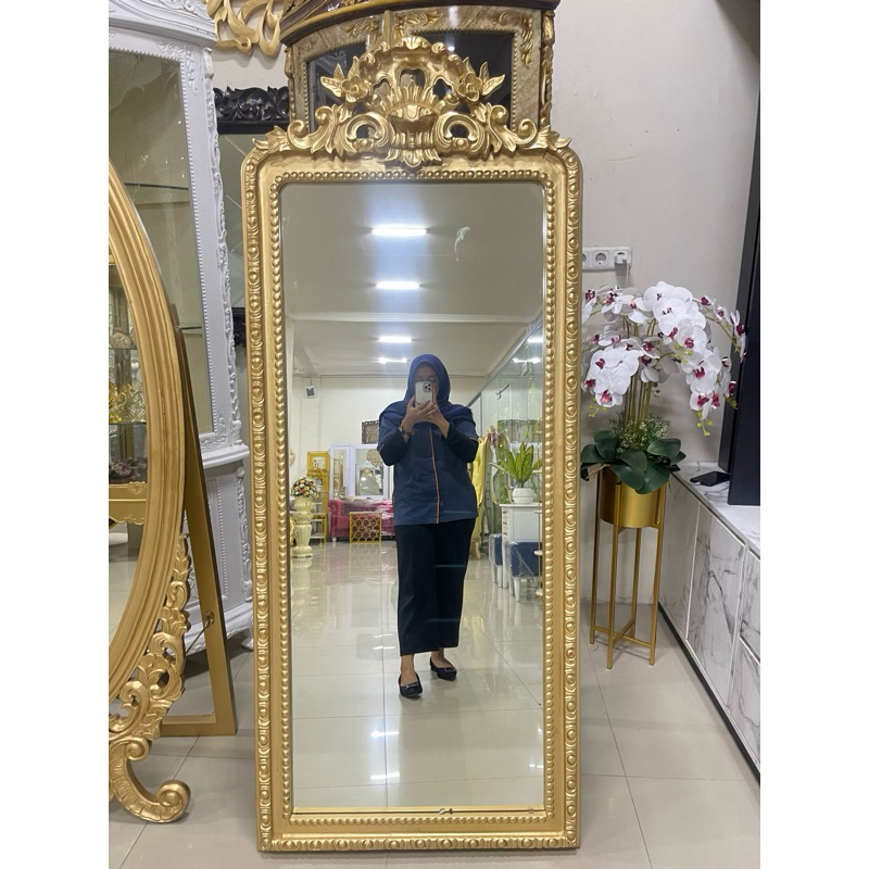 STANDING MIROR JATI/KACA FULL BODY/KACA