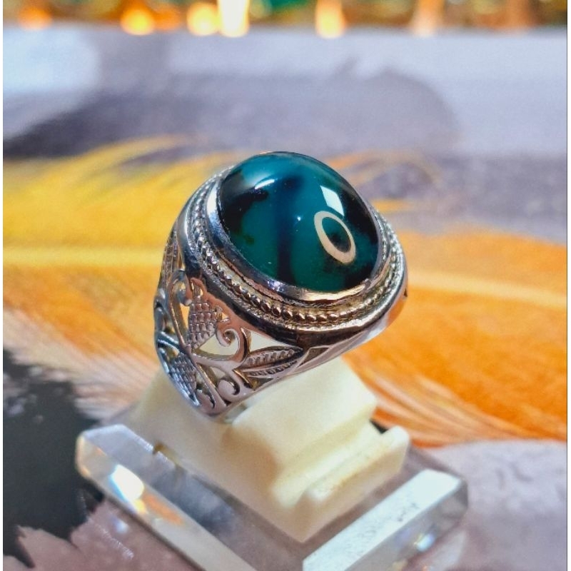 Bacan Natural Cincin Batu bacan Natural