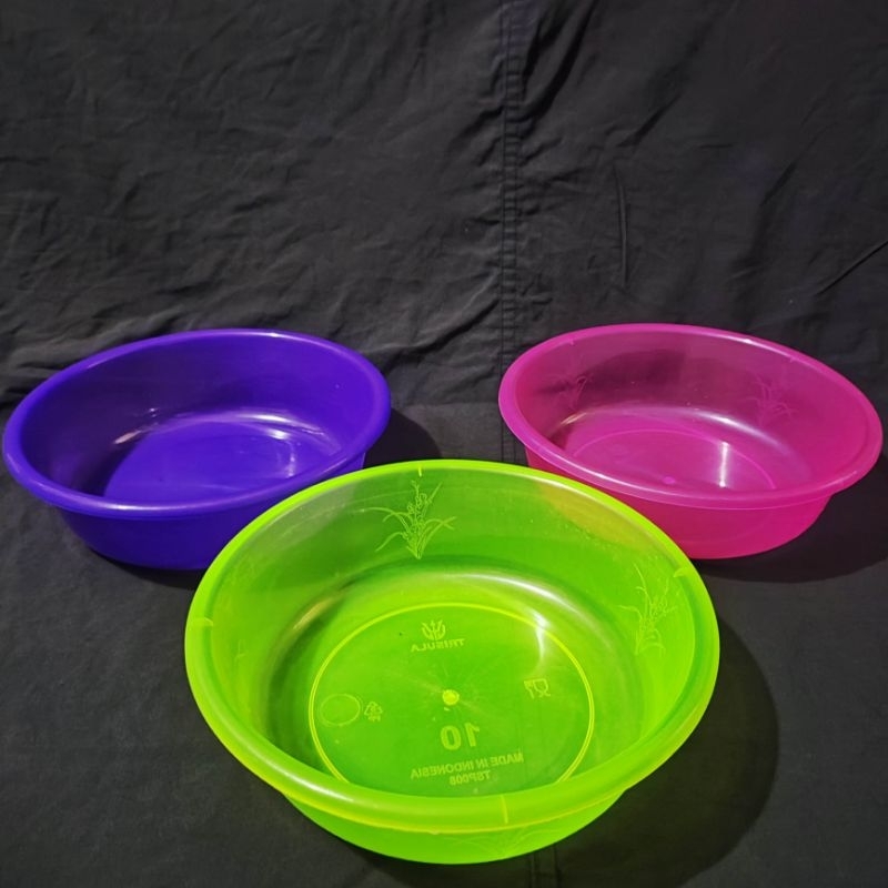 Baskom pelastik/baskom mini/baskom kecil/baskom transparan