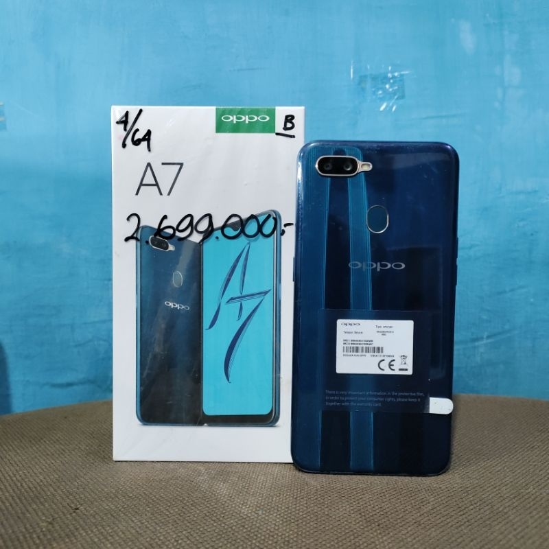 Oppo A7 4/64 Second/Bekas Murah