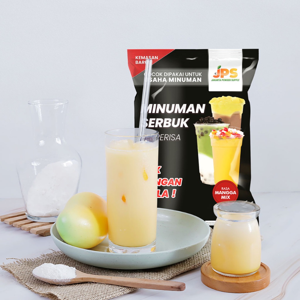 

JPS Mix Mangga 1 kg Bubuk Minuman Dengan Gula / Serbuk Instan Berperisa