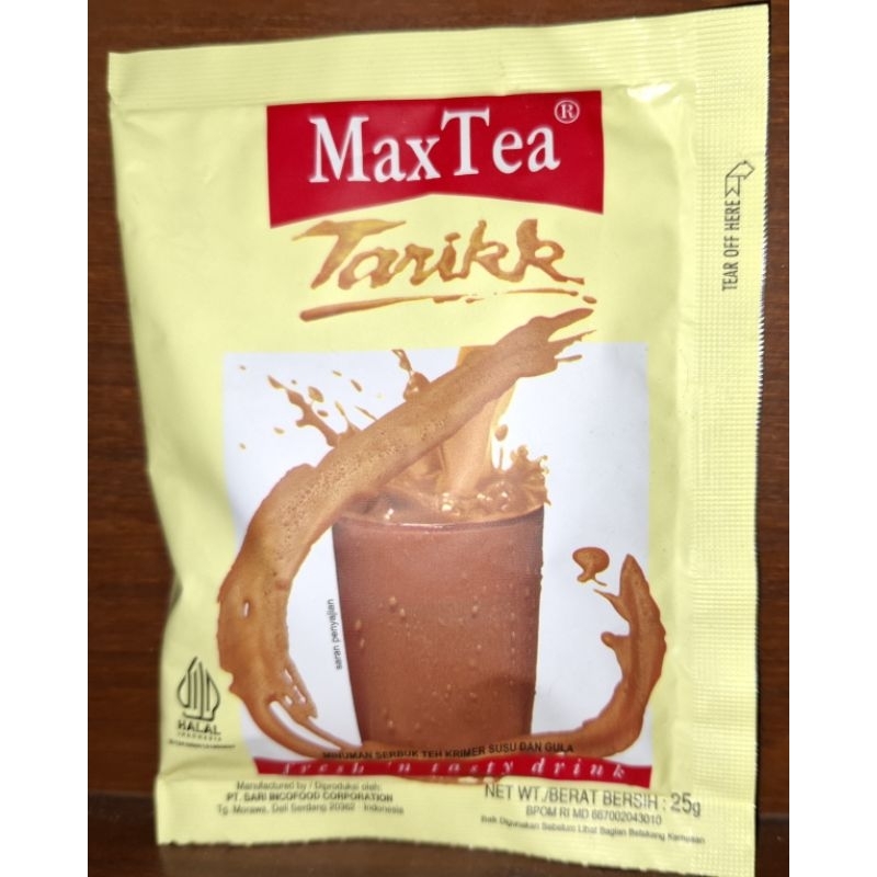 

Max Tea Teh Tarik 25gr