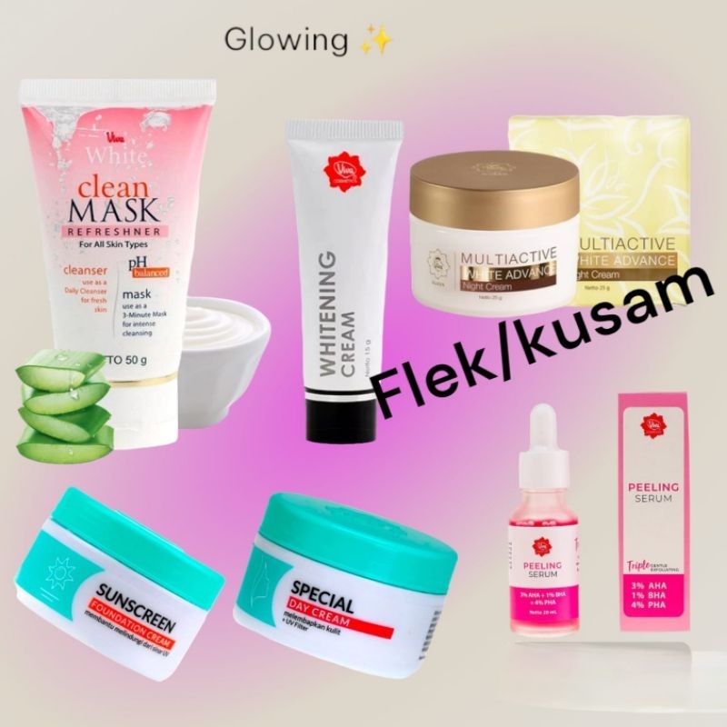 Viva Kosmetik Wajah Flek Hitam Kusam Lengkap