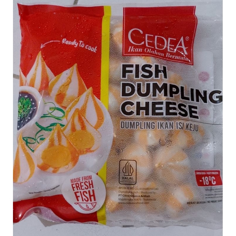 

Cedea fish dumpling keju 500gr