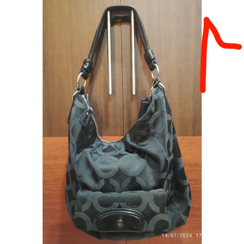 Tas Coach Black Kristin Op Art M0993-14753, EUCCoach