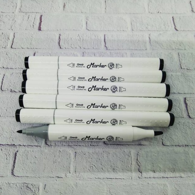 

HOT PROMO Spidol Grasp marker 12 black ORIGINAL