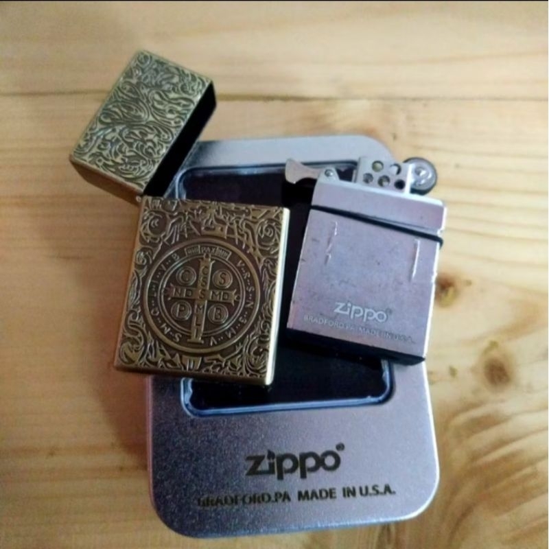 Korek Api Zippo Mewah Ultra Slim Constantine 2 Sisi Free Grafir Nama + Box Exclusive