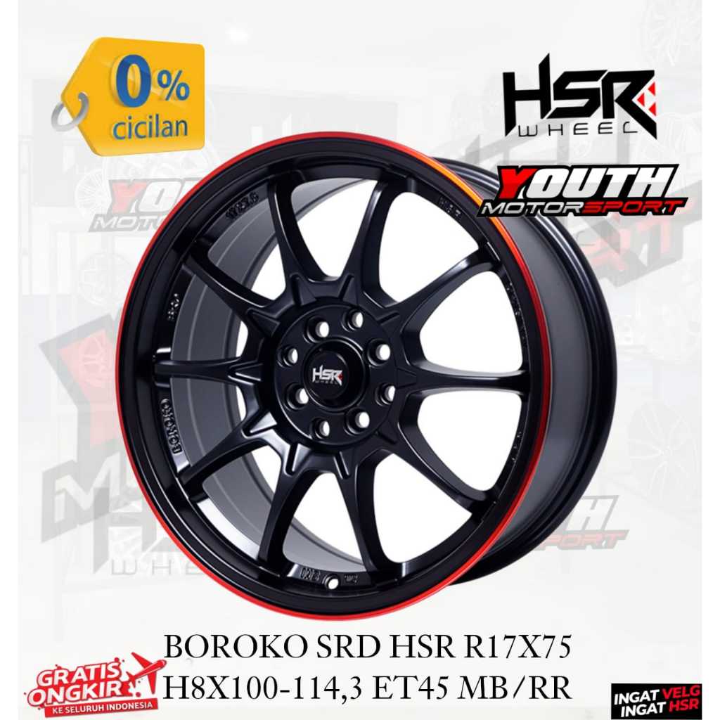 VELG R17 MODEL CE28 HSR UNTUK AVANZA,LIVINA,XENIA,BRIO,JAZZ DLL