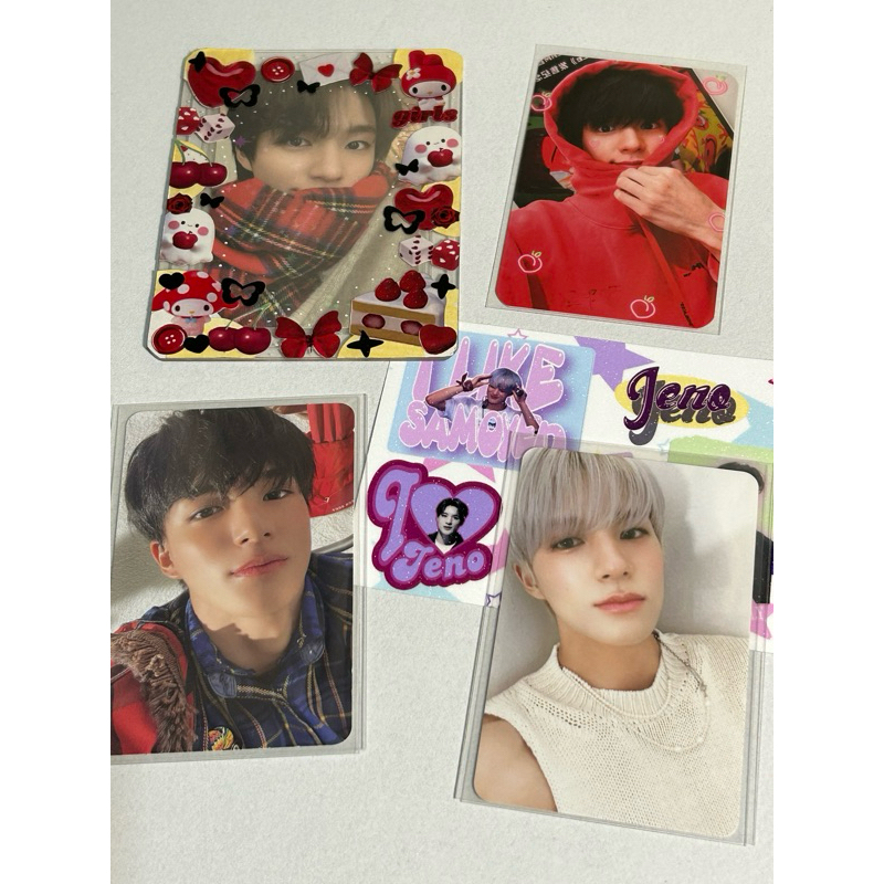 [READY STOCK] PC Jeno Hot Sauce YZY R1 SG 2024 NCT Dream selca MD Pink Christmas MD 4x6 SMCU Set