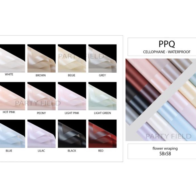 

Unggul 1PAK2PCS PPQ kertas bunga flower wrapping paper