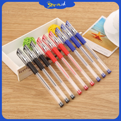 

STORIN - Alat Tulis / Pena Gel 0.5 mm / Perlengkapan Sekolah / Pulpen Tebal Murah