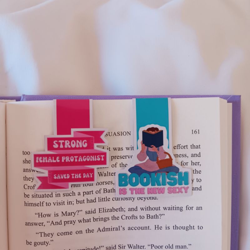 

pembatas buku magnet / magnetic bookmark bookish belle