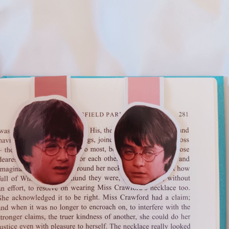 

pembatas buku magnet / magnetic bookmark harry potter