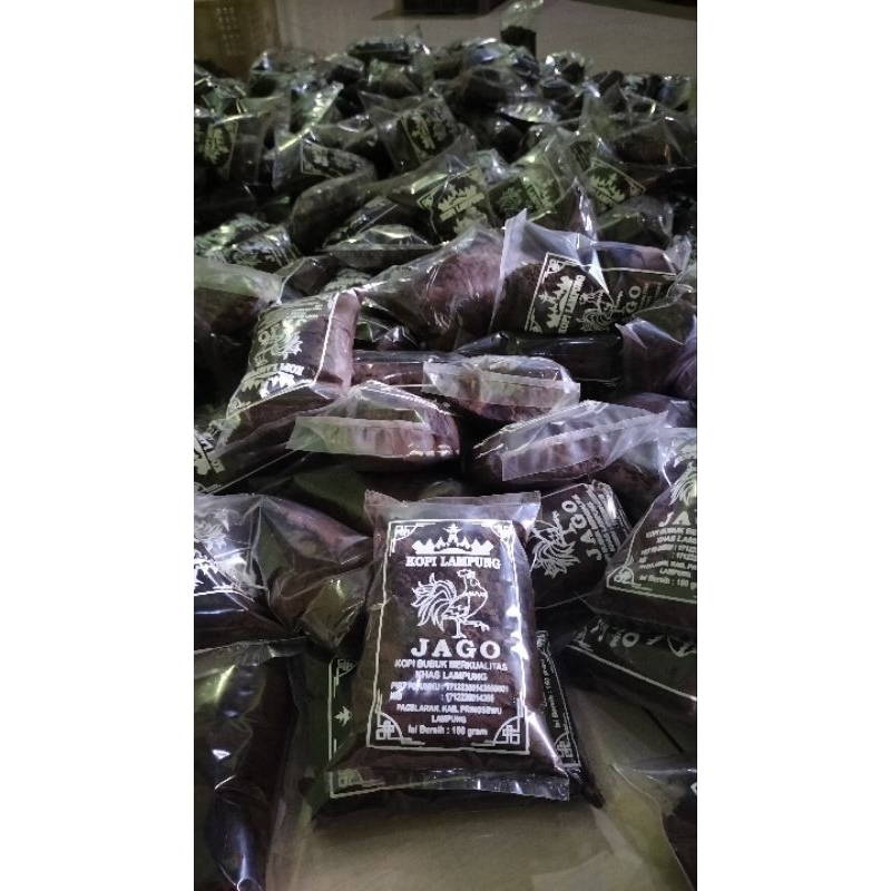 

kopi asli Lampung cap jago/original (750g)