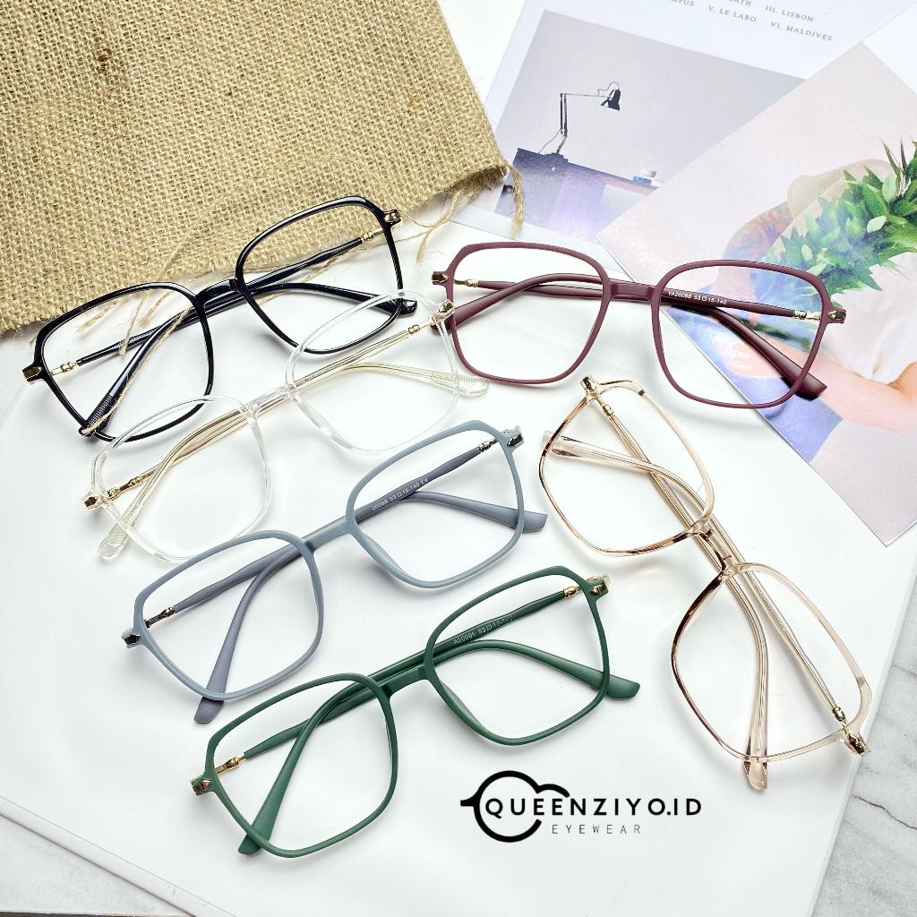 Queenziyo.ID - Frame Kacamata Kotak Falisha