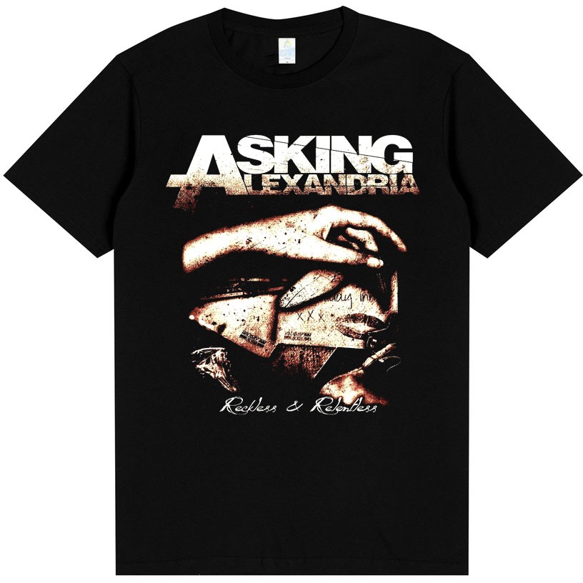 ASKING ALEXANDRIA kaos musik hardcore, t-shirt bnad asking alexandria