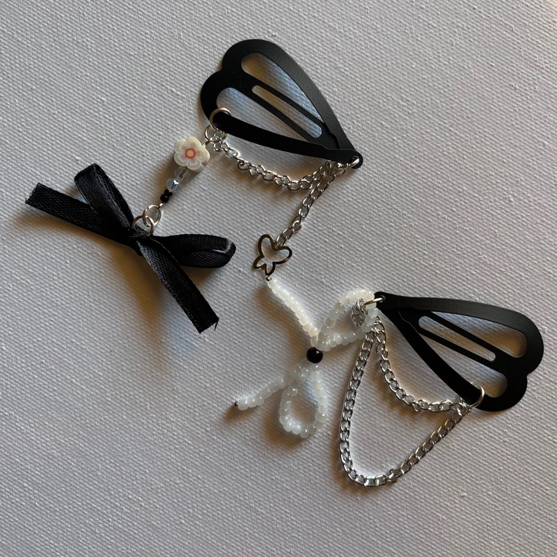 [Feeling22] Hair Clips | Aesthetic Hair Clips | Korean Style Hair Clips | Black Hair Clips | Cute Ha