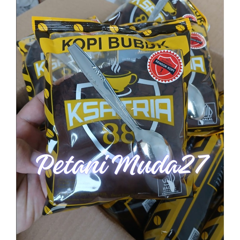 

Kopi Bubuk Cap Ksatria 88 Gratis Sendok - 1pcs