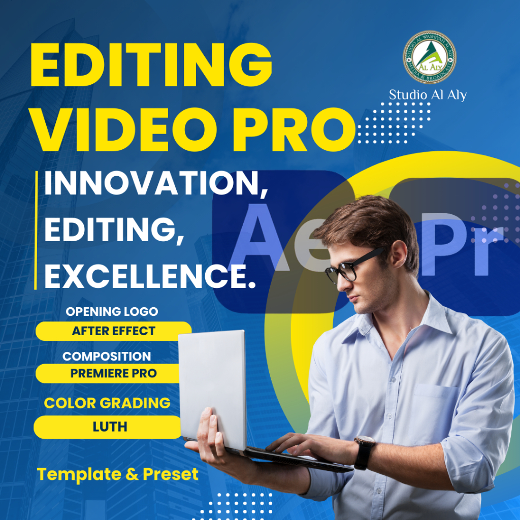 Jasa Editing Logo Opening Video Intro Gold Emas