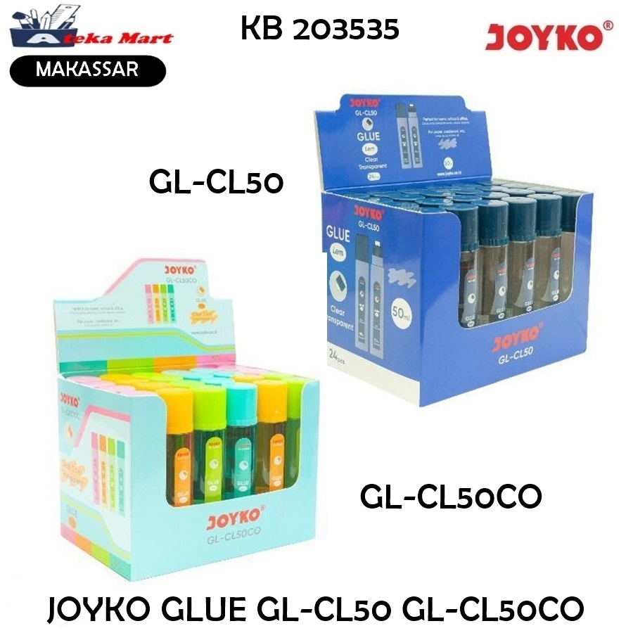 

[BOX/24PCS] JOYKO GLUE GL-CL50 GL-CL50CO LEM CAIR KERTAS