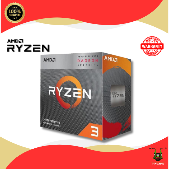 Processor AMD RYZEN 3 3200G Onboard VGA 3.6Ghz Up to 4.0Ghz
