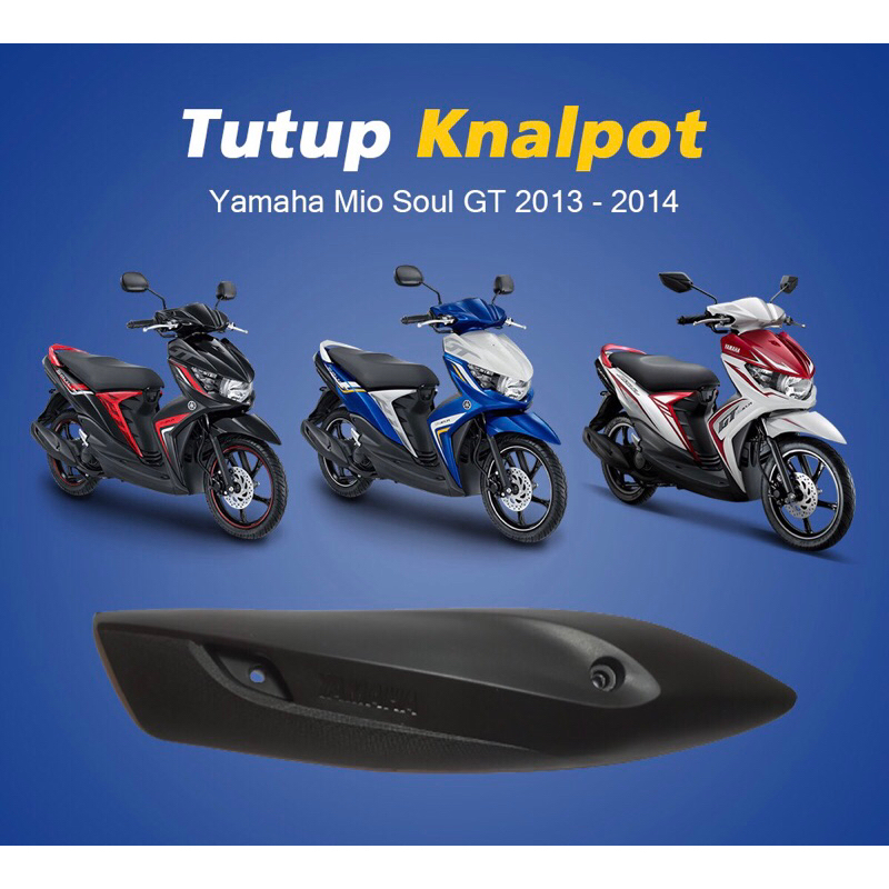 Cover Pelindung Knalpot Tameng Tutup Knalpot Mio Soul Gt 2013-2014