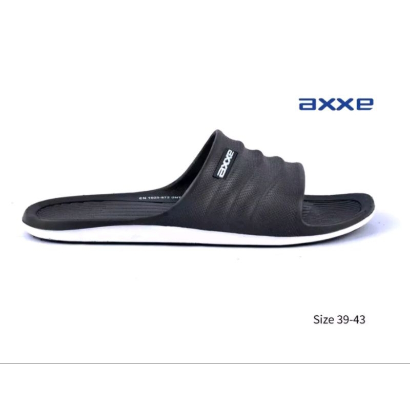 AXXE Sandal Pria Thong Inti Hitam