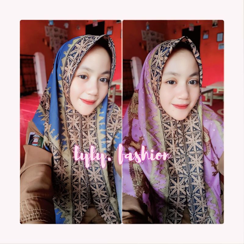 [k10] Hijab Printing Tapis Lampung