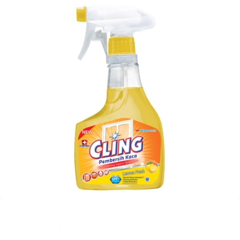 cling pembersih kaca 440 ml botol spray