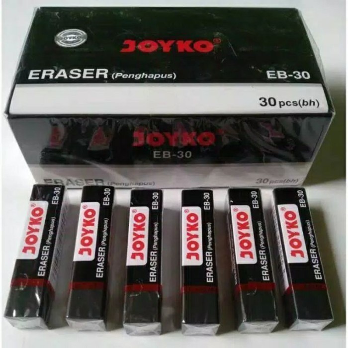 

JOYKO EB-30 eraser penghapus hitam HARGA 1Pcs AJAA