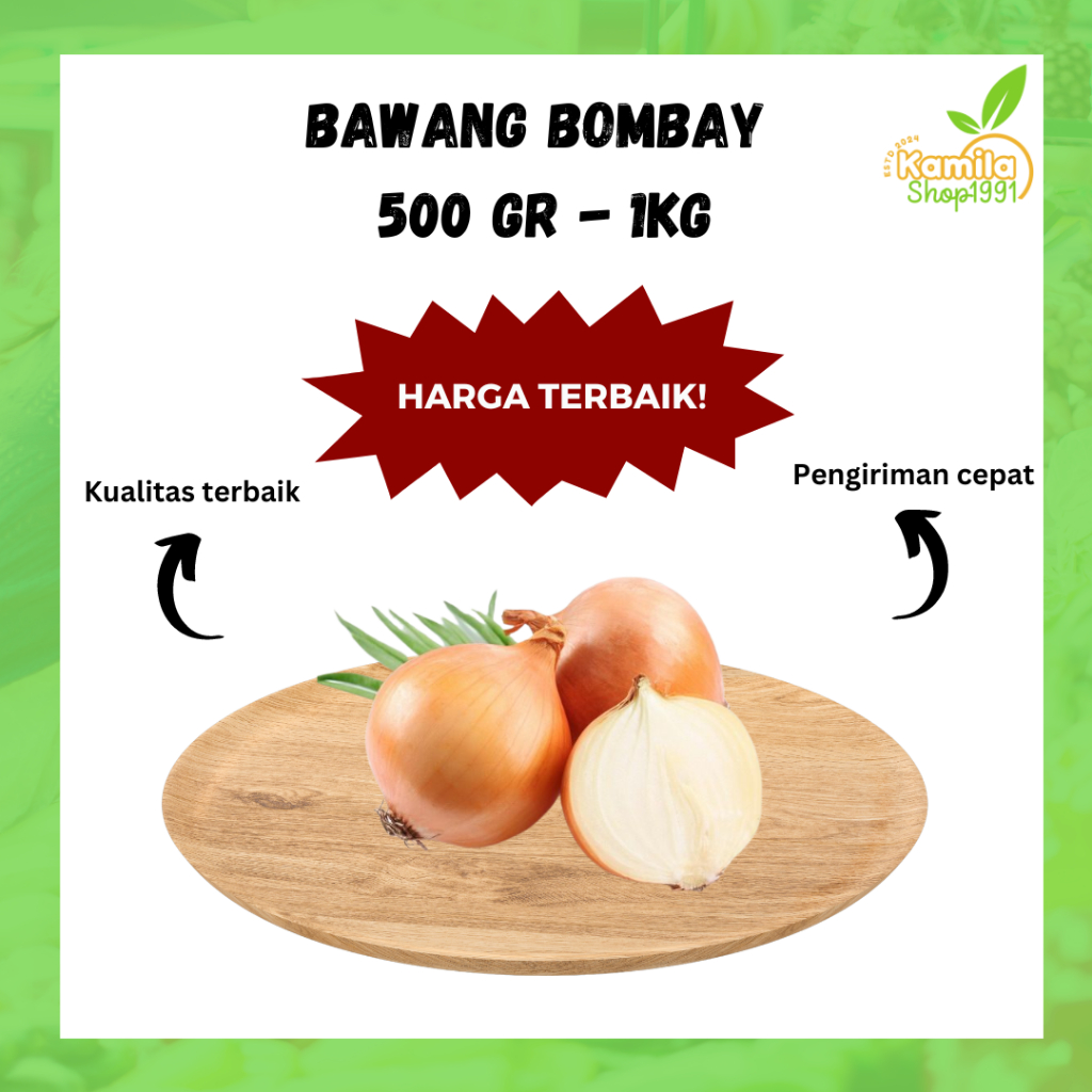 

Bawang Bombay Kecil | Bawang Bombai Kecil 1kg