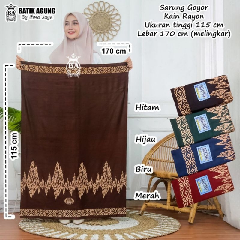 SARUNG GOYOR SANTRI MOTIF MEGA MENDUNG TERBARU