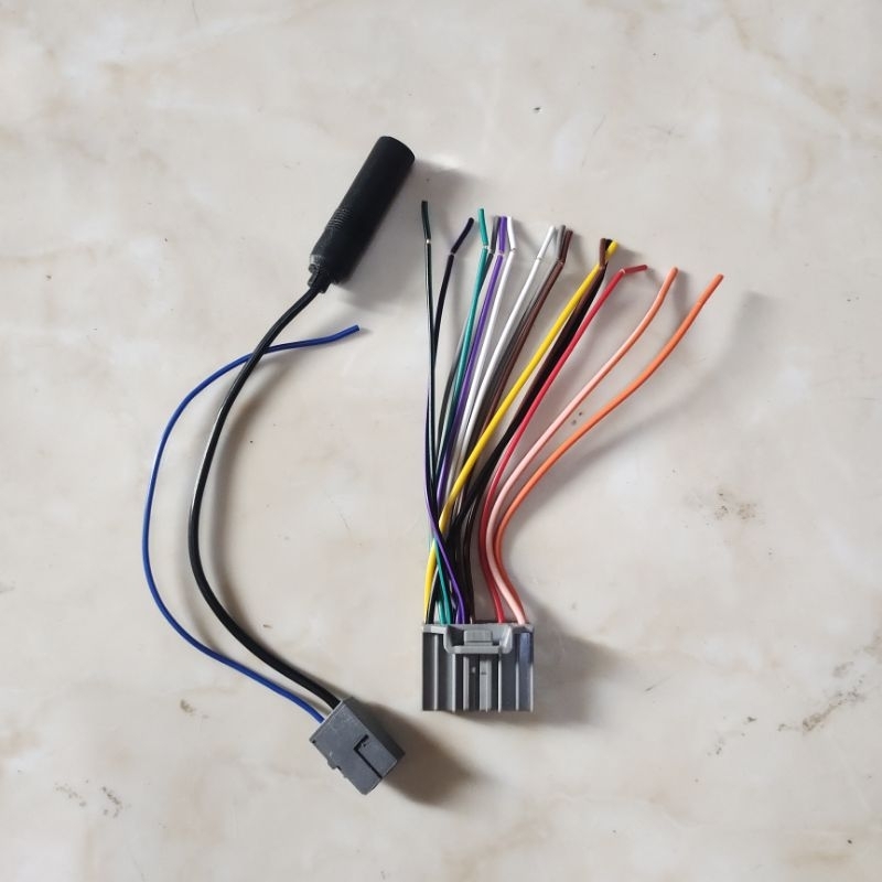 SOKET HEAD UNIT KENWOOD DDX-481BT HONDA BRIO