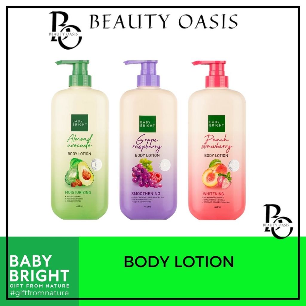 BABY BRIGHT BODY LOTION / BABY BRIGHT PELEMBAB KULIT / BODY LOTION EKSTRAK BUAH BABY BRIGHT