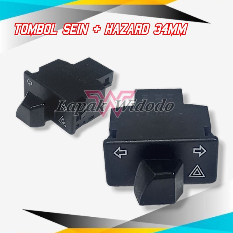 TOMBOL SEIN HAZARD 34mm SAKLAR HAZARD REVO BEAT FI SCOOPY FI