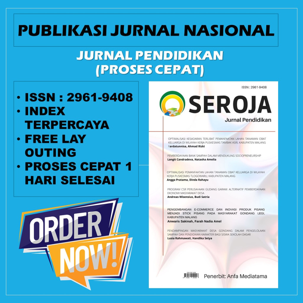 Publikasi Jurnal Nasional Bidang Pendidikan / Publikasi Kajian Jurnal Pendidikan Non Sinta