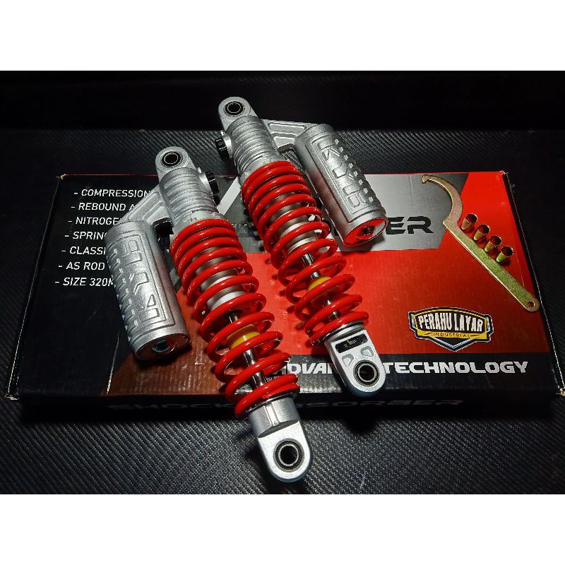 shockbreaker KYB skok KYB 320mm / 340mm dobel klik fungsi prelod fungsi shock skok KYB PNP CB GL MP 